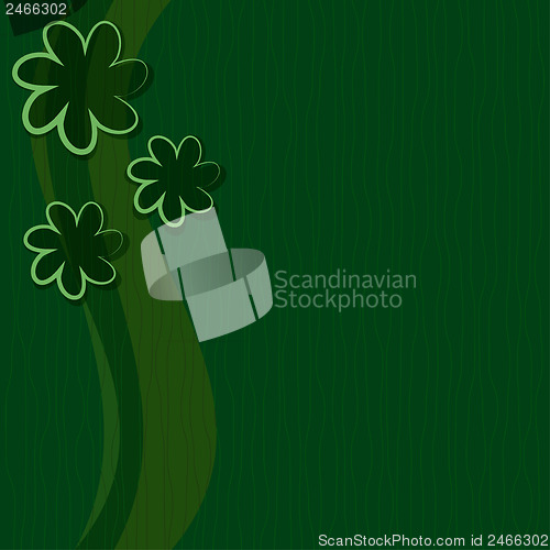 Image of Vector green background