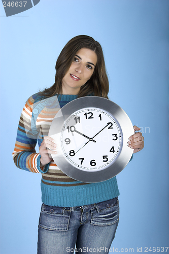 Image of Clock Woman