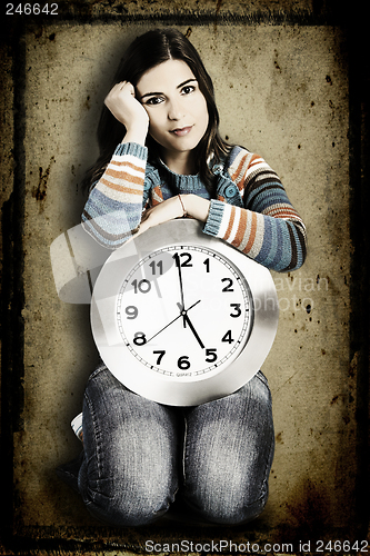 Image of Clock Woman