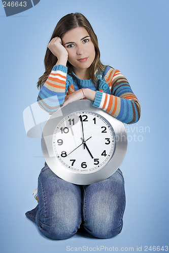 Image of Clock Woman