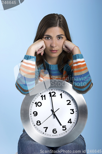 Image of Clock Woman