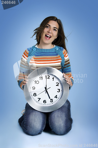 Image of Clock Woman