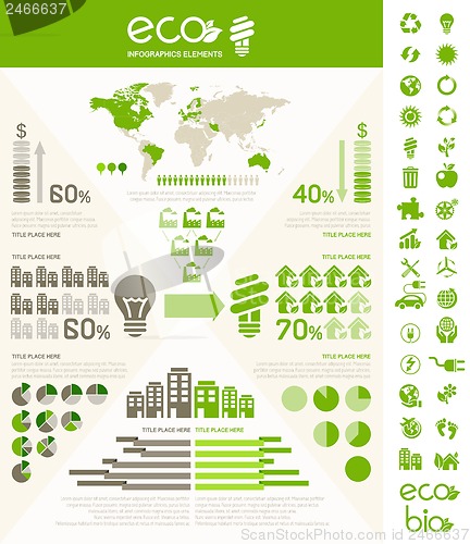 Image of Ecology Infographic Template.