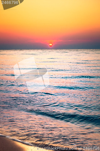 Image of Sand beach and wave