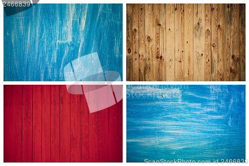 Image of The Grunge Wood Texture With Natural Patterns.