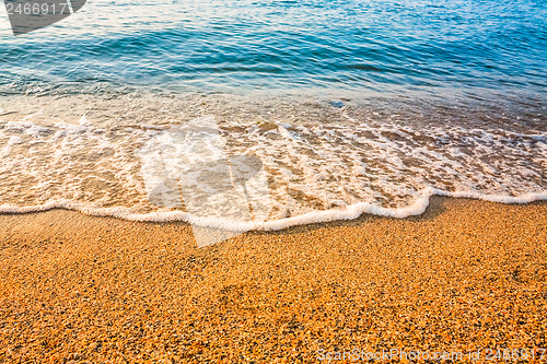 Image of Sand beach and wave