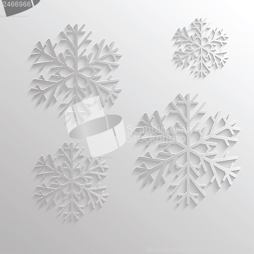 Image of  abstract snowfall