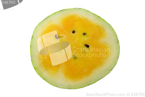 Image of Cross section of a watermelon

