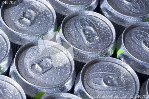 Image of Aluminum cans

