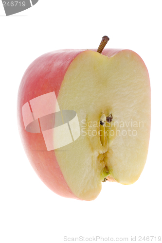 Image of Half a Japanese Mutsu apple

