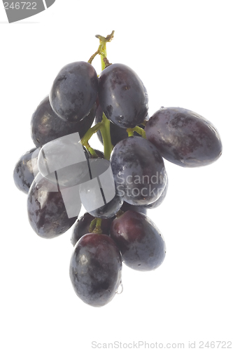 Image of Bunch of red grapes

