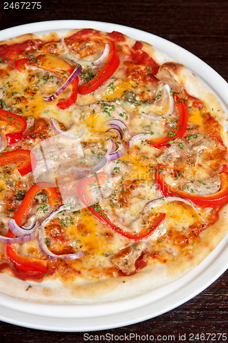 Image of meat pizza