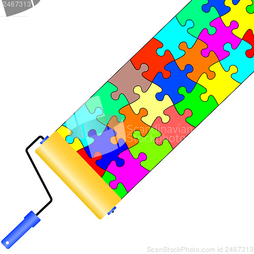 Image of Background Vector Illustration jigsaw puzzle