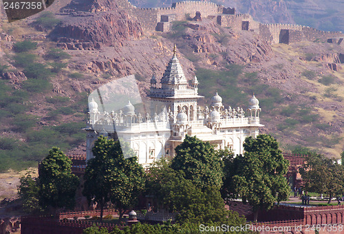 Image of Jaswant Thada mausoleum in India