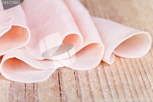 Image of slices of ham 
