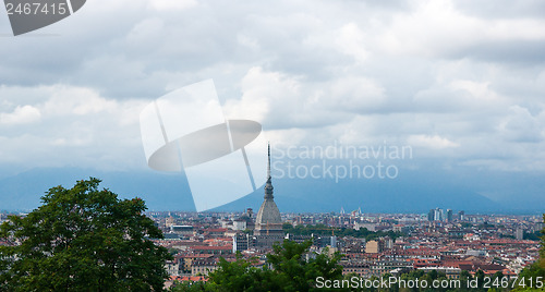 Image of Dramatic sky over Torino