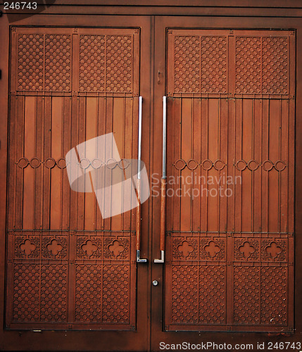 Image of Brown doors