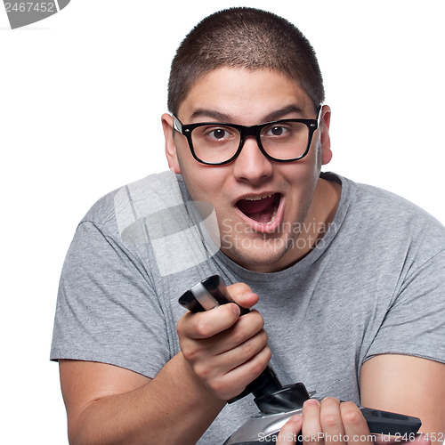 Image of Teenager Playing Video Games