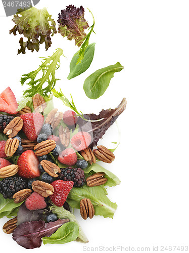 Image of Spring Salad With Berries And Peanuts