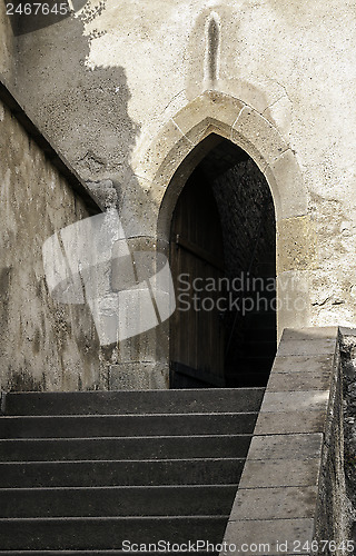 Image of Castle door.