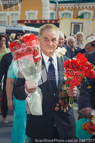 Image of Unidentified veterans during the celebration of Victory Day. MIN