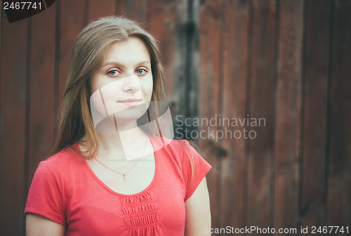 Image of Young Blue-eyed Girl 