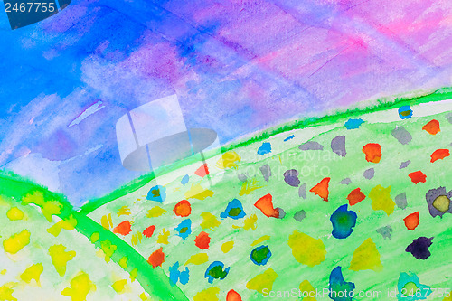 Image of Watercolor Field