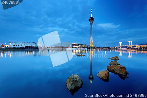 Image of macau travel tower