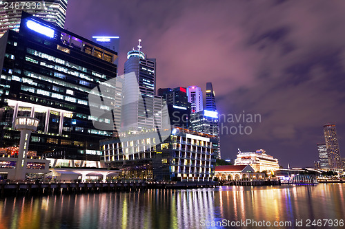 Image of Singapore city skyline 