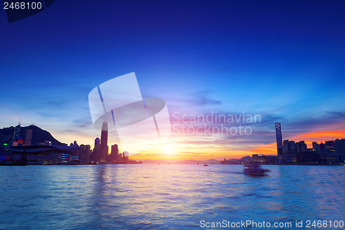Image of Hong kong sunset 