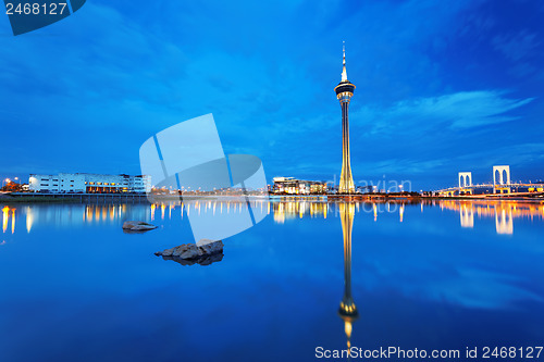 Image of macau travel tower