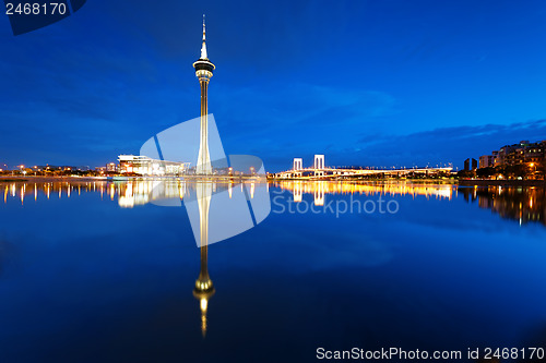 Image of Macau at night 