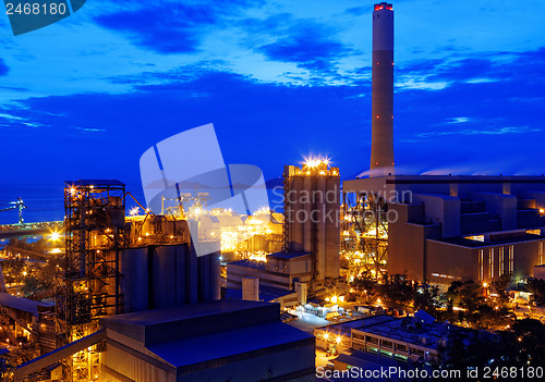 Image of Gas storage spheres tank in petrochemical plant