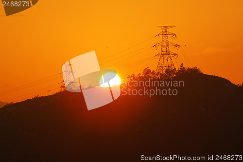 Image of Electricity pylons 