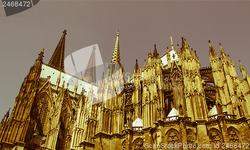 Image of Retro looking Koeln Dom