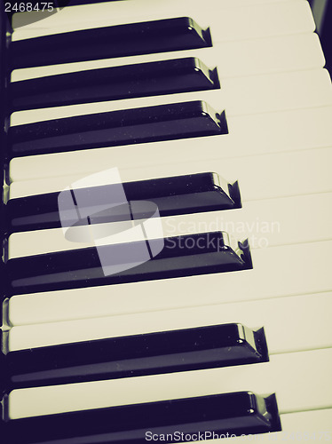 Image of Retro look Music keyboard