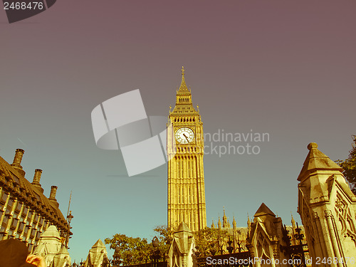 Image of Retro looking Big Ben