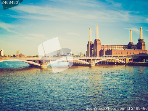 Image of Vintage look Battersea Powerstation London