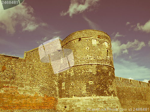 Image of Retro looking Canterbury City Walls
