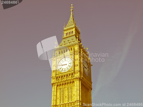 Image of Retro looking Big Ben