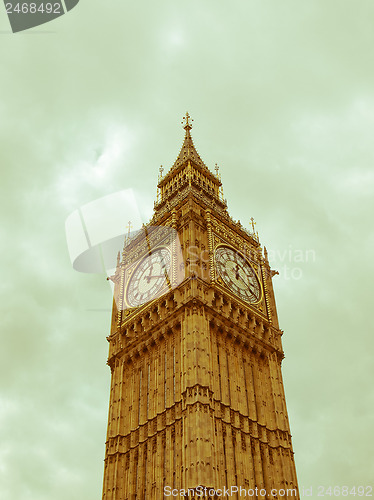 Image of Retro looking Big Ben