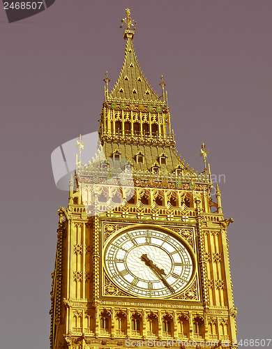 Image of Retro looking Big Ben