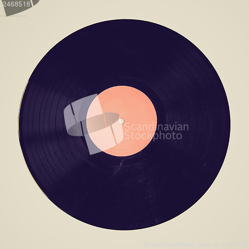 Image of Retro look Vinyl record