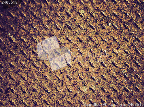 Image of Vintage retro steel background