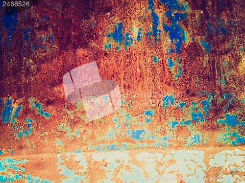 Image of Vintage retro steel background