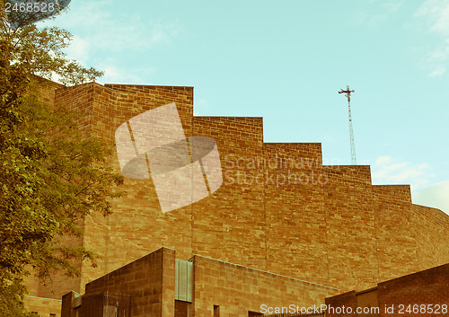 Image of Retro looking Coventry Cathedral