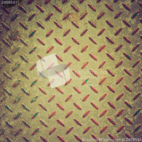Image of Vintage retro steel background