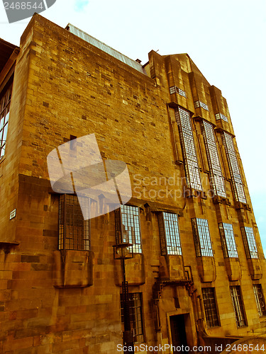 Image of Retro look Glasgow School of Art