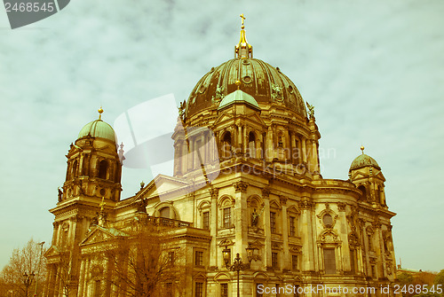 Image of Retro looking Berliner Dom