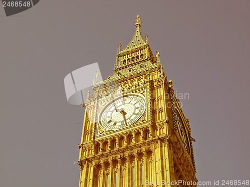 Image of Retro looking Big Ben